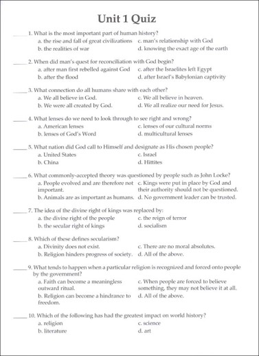 Notgrass - Exploring World History (Quiz And Exam Book) - Image 2