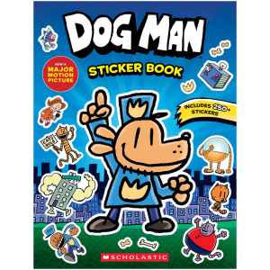 a sticker book with cartoon characters
