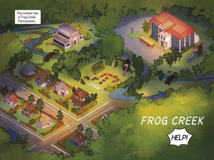 a map of a neighborhood