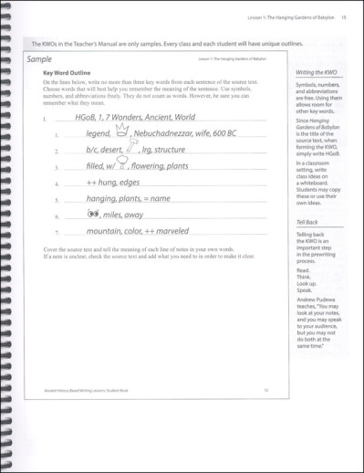 a close-up of a notebook