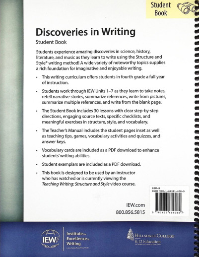 a spiral notebook with text on it