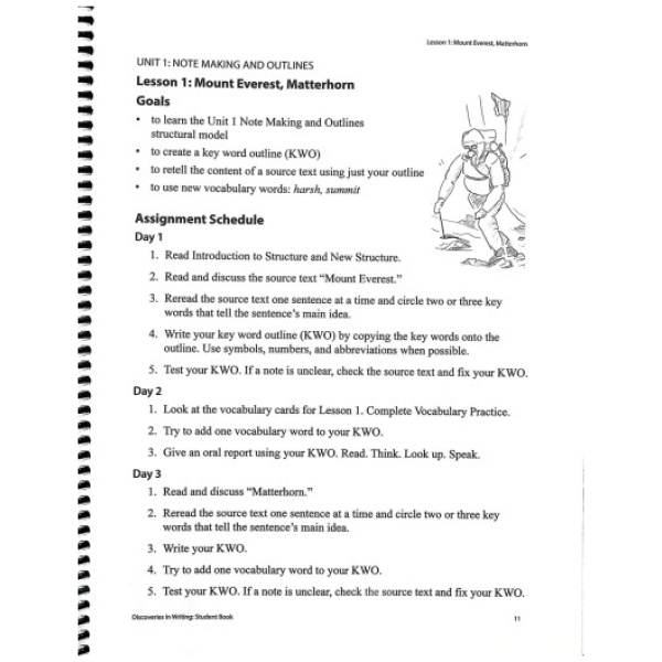 Discoveries In Writing (Student Book) - The Homeschool Supply Co