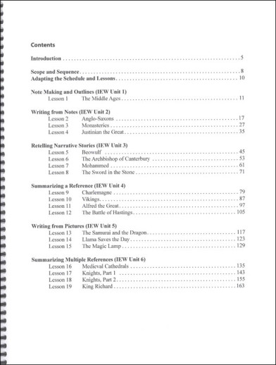 a spiral bound book with writing