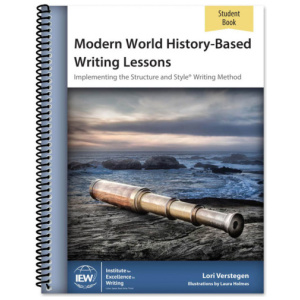 a spiral bound notebook with a telescope