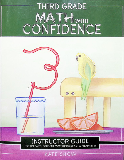 Well-Trained Mind Press - Math With Confidence (Third Grade) Instructor Guide