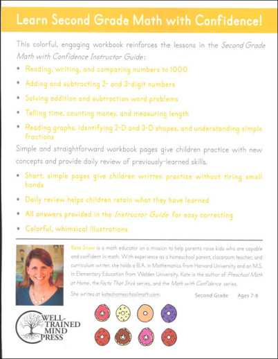 Well-Trained Mind Press - Math With Confidence (Second Grade) Student Workbook - Image 2