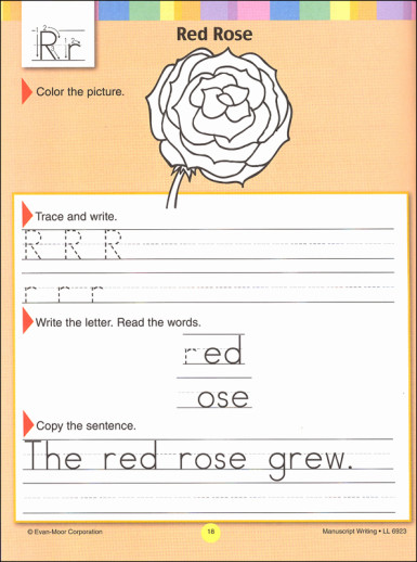 Evan Moor - Manuscript Writing (The Learning Line) - Image 2