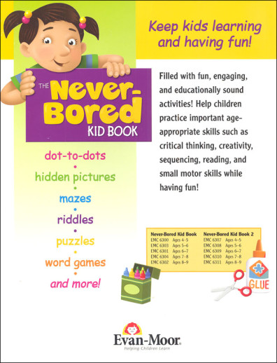 Evan Moor - Never Bored (Kid Book 2) Ages 5-6 - Image 2