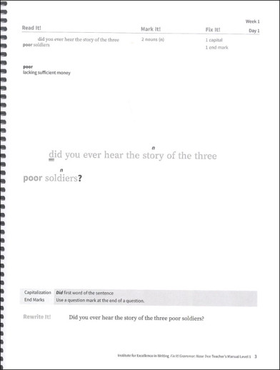 Fix It! Grammar - Level 1 Nose Tree (Student Book) - Image 6