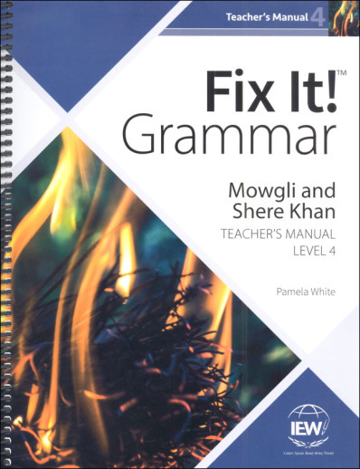 Fix It! Grammar - Level 4 Mowgli And Shere Khan (Teacher's Manual)