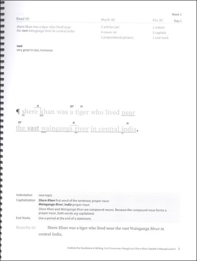 Fix It! Grammar - Level 4 Mowgli And Shere Khan (Teacher's Manual) - Image 5