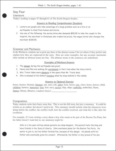 Lightning Literature - Grade 4 (Teacher Guide) - Image 6