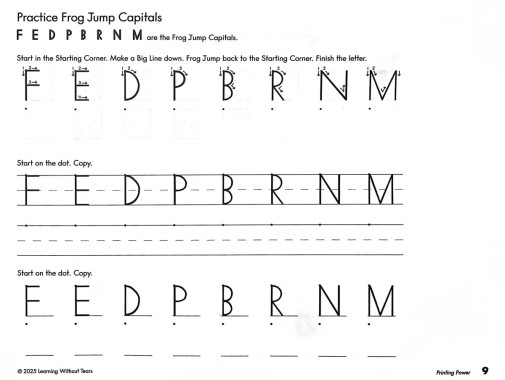 Handwriting Without Tears - Printing Power Student Workbook (2025 Edition) - Image 4