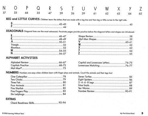 Handwriting Without Tears - My First School Book (2026 Edition) - Image 4