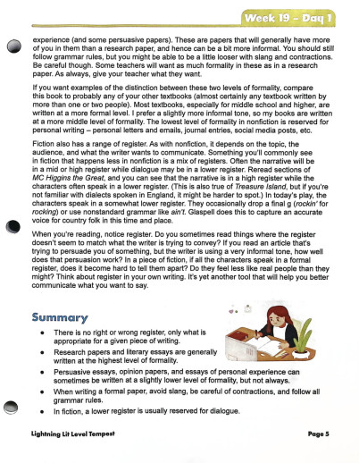 Lightning Literature - Lightning Literature & Composition Level Tempest (Student Workbook Volume 2) - Image 6
