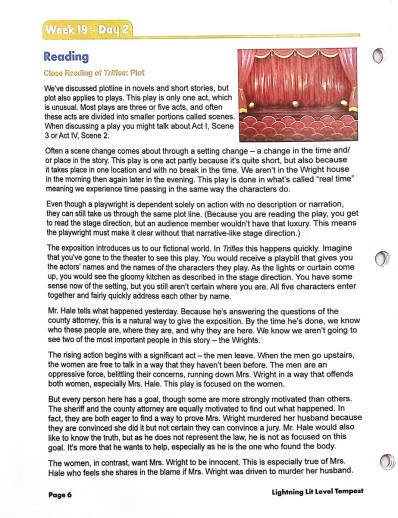 Lightning Literature - Lightning Literature & Composition Level Tempest (Student Workbook Volume 2) - Image 7