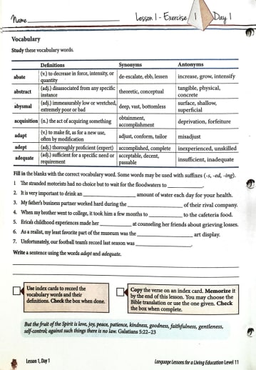 MasterBooks - Language Lessons For A Living Education #11 - Image 4