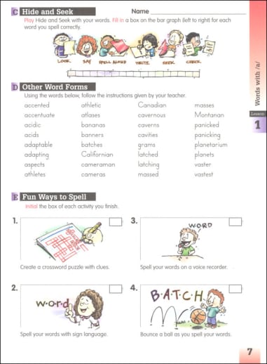 A Reason For Spelling - Student Workbook E - Image 4