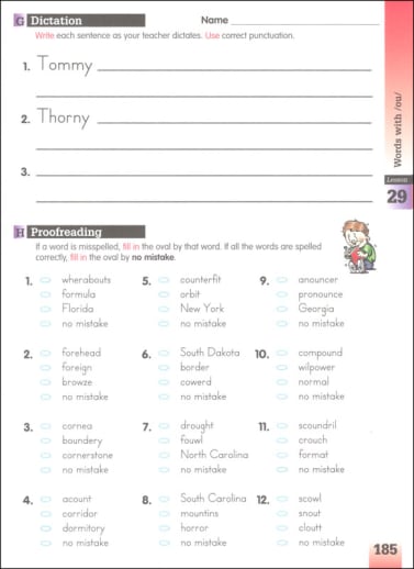 A Reason For Spelling - Student Workbook E - Image 3