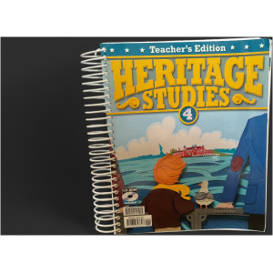 Used: BJU Press - Heritage Studies 4 W/CD (Third Edition Teacher's  Edition)