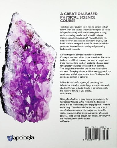 Apologia - Exploring Creation With Physical Science Textbook (4th Edition) - Image 2