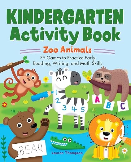 Kindergarten Activity Book (Zoo Animals)