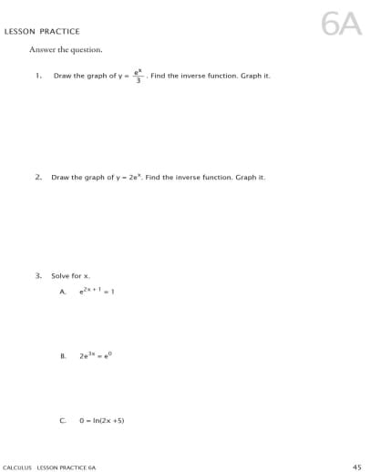 Math-U-See - Calculus (Student Pack) - Image 4