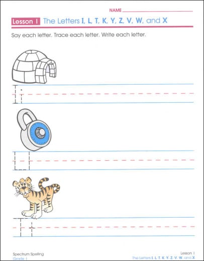 Spectrum Spelling (Grade 1) - Image 3