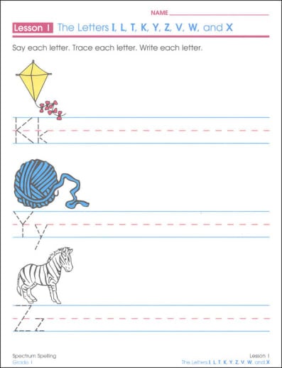 Spectrum Spelling (Grade 1) - Image 4