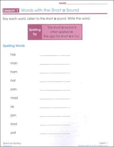 Spectrum Spelling (Grade 2) - Image 3