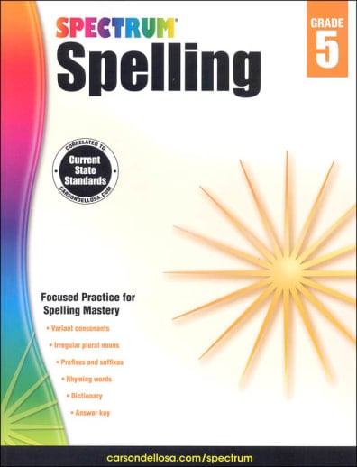 Spectrum Spelling (Grade 5)