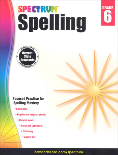 Spectrum Spelling (Grade 6)