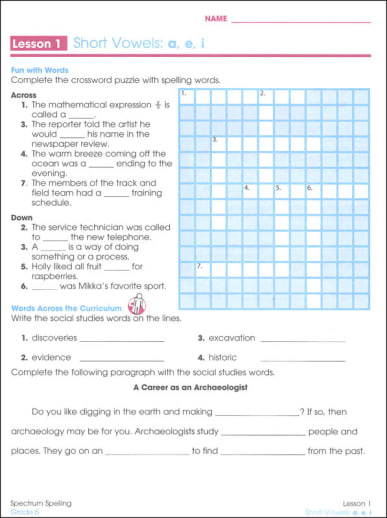 Spectrum Spelling (Grade 6) - Image 5