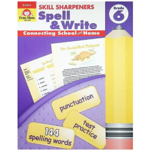 Evan-Moor Skill Sharpeners Spell & Write (Grade 6)