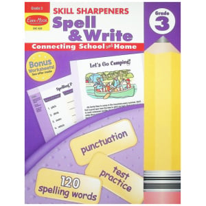 Evan-Moor Skill Sharpeners Spell & Write (Grade 3)