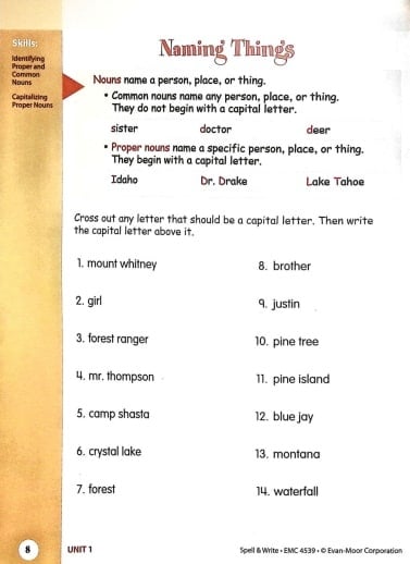 Evan-Moor Skill Sharpeners Spell & Write (Grade 3) - Image 4