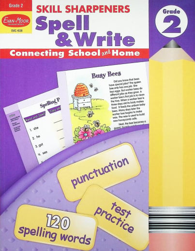 Evan-Moor Skill Sharpeners Spell & Write (Grade 2)