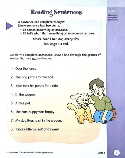 Evan-Moor Skill Sharpeners Spell & Write (Grade 2) - Image 5