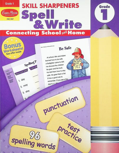 Evan-Moor Skill Sharpeners Spell & Write (Grade 1)
