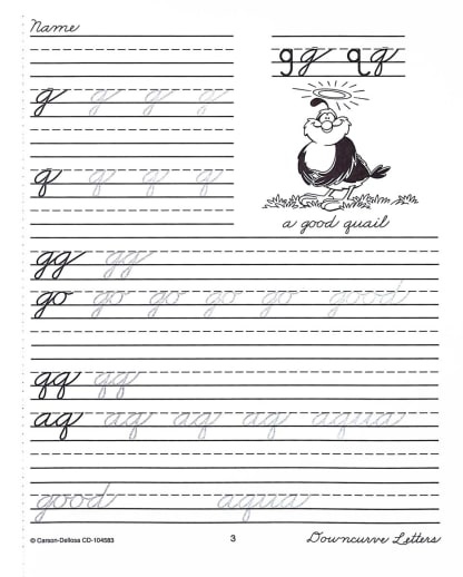 Beginning Traditional Cursive (Grades 1-3) - Image 4