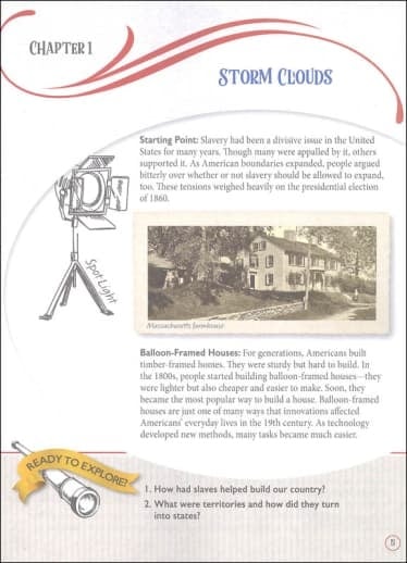 MasterBooks - America's Story Volume 2 (Student Textbook) - Image 3