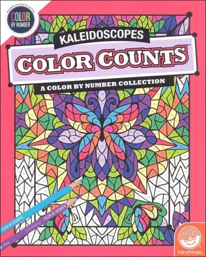 MindWare - Color By Number: Color Counts (Kaleidoscopes)