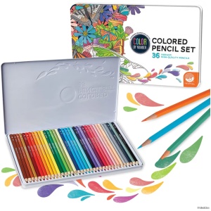 MindWare - Color By Number Colored Pencil Set (36 Count)