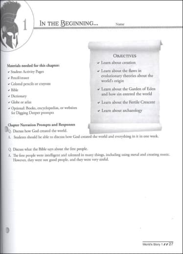 MasterBooks - The World's Story 1: The Ancients (Teacher Guide) - Image 4